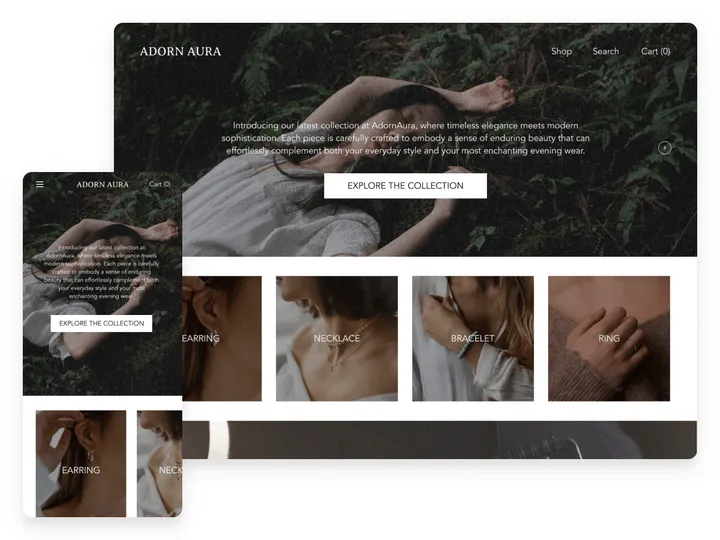 Ejemplo de tienda en línea creada con WordPress